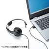 クレードル付きBluetoothヘッドセット 通話用 ノイズキャンセル機能搭載 Windows Mac スマホ タブレット 両耳対応 ミュート機能 無線 全指向性 Type-C MM-BTMH59BK