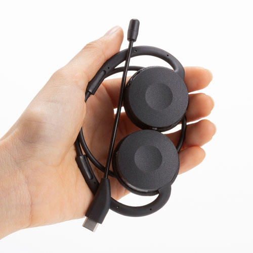 Bluetoothヘッドセット 両耳 外付けマイク付き 全指向性 オープン