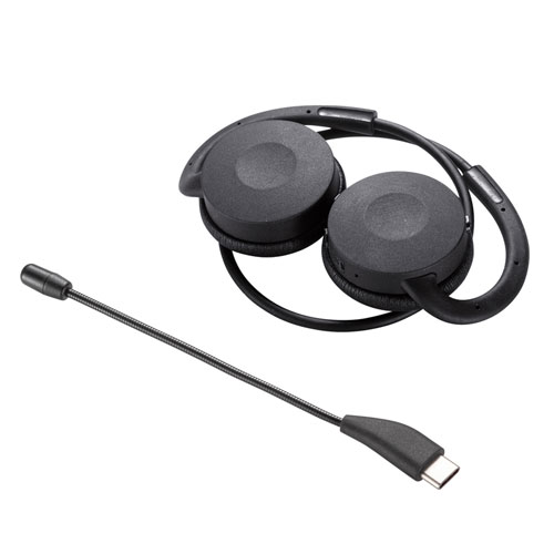 Bluetoothヘッドセット 両耳 外付けマイク付き 全指向性 オープン 