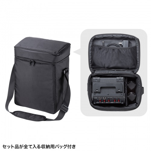 �g���� ���C�����X�}�C�N �X�s�[�J�[�Z�b�g �}�C�N2�{�t 40W �d�r�쓮 AC�d�� ��^ ���[�o�b�O�t�� PA�V�X�e�� �C�x���g �I�� �Z�~�i�[ �u�` ��c �^����