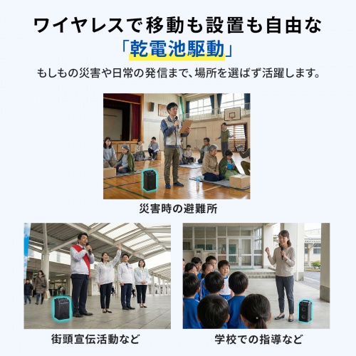 �g���� ���C�����X�}�C�N �X�s�[�J�[�Z�b�g �}�C�N2�{�t 40W �d�r�쓮 AC�d�� ��^ ���[�o�b�O�t�� PA�V�X�e�� �C�x���g �I�� �Z�~�i�[ �u�` ��c �^����