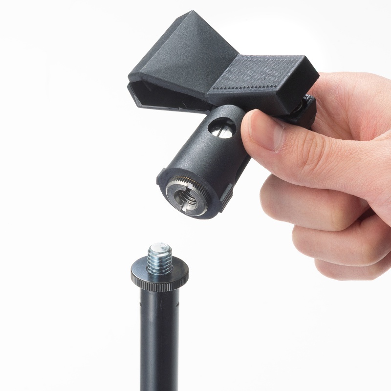 �g���� �}�C�N�X�^���h ���u���X�g���[�g�^ ����81.5-146cm �N���b�v���}�C�N�z���_�[�t �}�C�N���a1.8�`3.5cm�Ή�