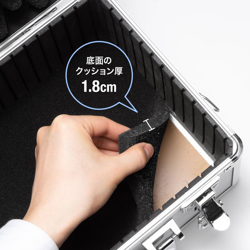 ���C�����X�K�C�h�V�X�e�����[�P�[�X MM-WGS4/400-HSGS001�p �L�������O�P�[�X �A���~�P�[�X ���t �V�����_�[�x���g�t