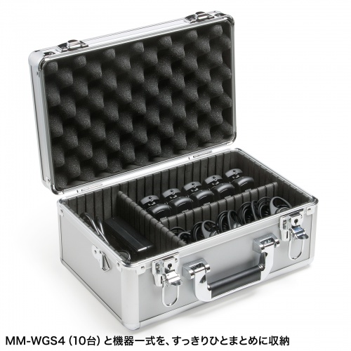 ���C�����X�K�C�h�V�X�e�����[�P�[�X MM-WGS4/400-HSGS001�p �L�������O�P�[�X �A���~�P�[�X ���t �V�����_�[�x���g�t