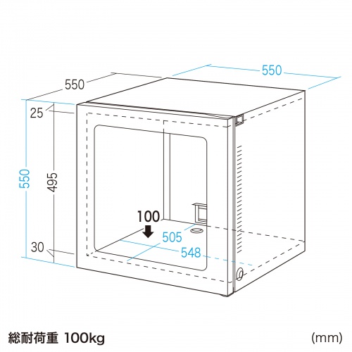 N[[thobN W550~D550~H550mm y`Ffq ApistepN[[ ȃGl M΍ 3PE7^bvt ꊇWXCb`t