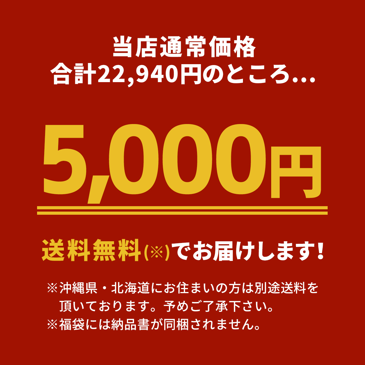 おひとり様1個限り】新春ハッピー福袋2023【返品不可】 OL-000296の