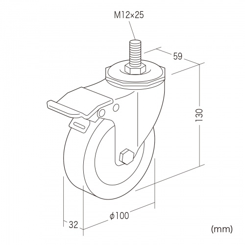 fBXvCX^h LX^[ p 32mm Xgbp[t P-CR-PLCAST1