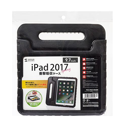 9.7C`iPad2017f ՌzP[XiubNj PDA-IPAD1005BK