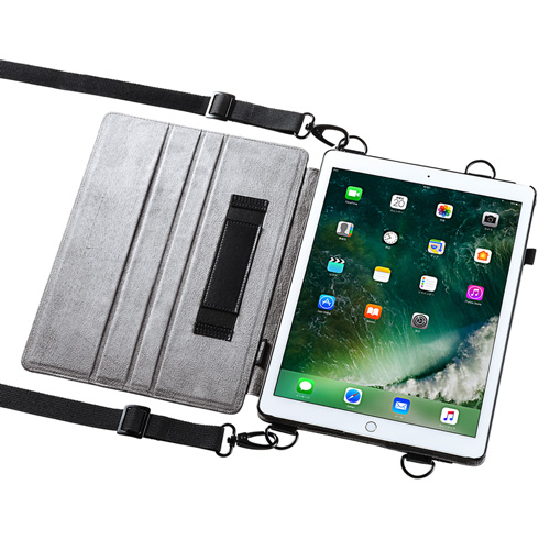 iPad Pro 12.9インチ スタンド機能付きショルダーベルトケース PDA-IPAD1212