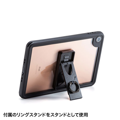 iPad mini 2019phP[X(ϏՌEIP68EȈՃXgbvEOX^ht) PDA-IPAD1416