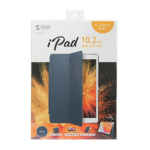 iPad 10.2C` n[hP[X ϏՌ ϔM X^h^Cv lCr[ PDA-IPAD1604NV