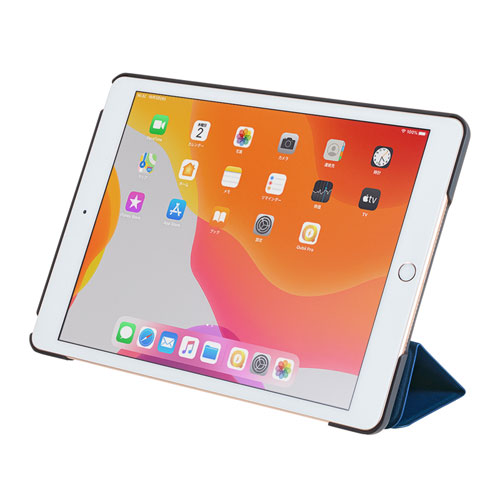 iPad 10.2C` 蒠^P[X PUU[ u[ PDA-IPAD1607BL