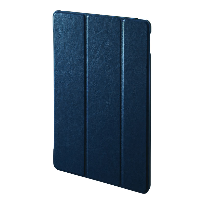 iPad 10.2インチ　ソフトレザーケース　ブルー PDA-IPAD1607BL