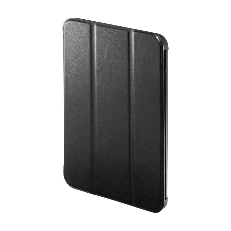 iPad mini 2021 ソフトレザーケース（ブラック） PDA-IPAD1807BKの通販