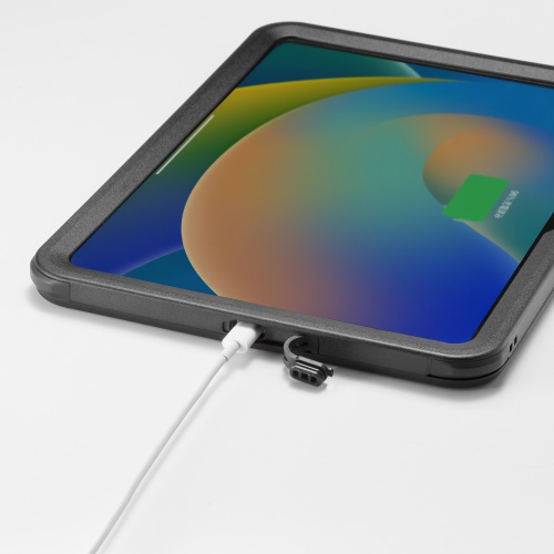 iPad ケース 10.9インチ 第10世代 耐衝撃防水ケース IP68規格 防水 防塵 リング付 PDA-IPAD1916