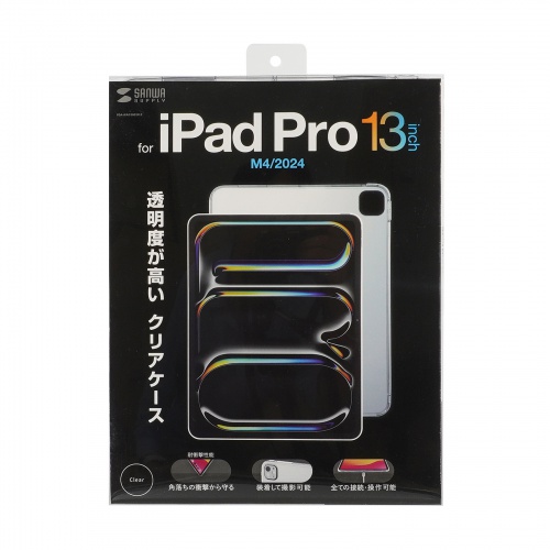 iPad Pro P[X NAP[X n[hP[X  iPad Pro 13C`iM4/2024j PDA-IPAD2002CL2