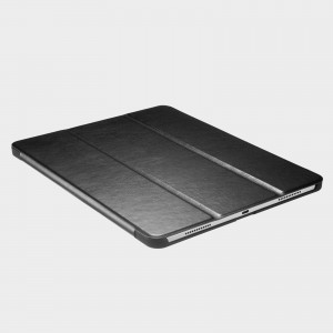 iPad 黒い合成皮革ケース iPad Air 13インチ 専用 合成皮革ケース 横置きスタンド ソフト