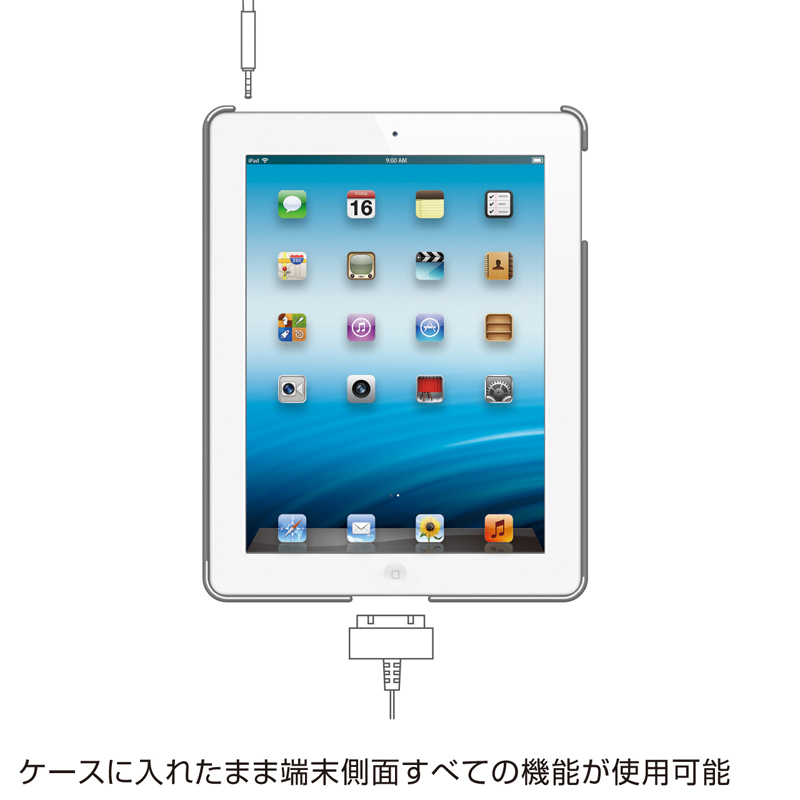 y킯݌ɏz iPadn[hX^hJo[ibhj PDA-IPAD38R