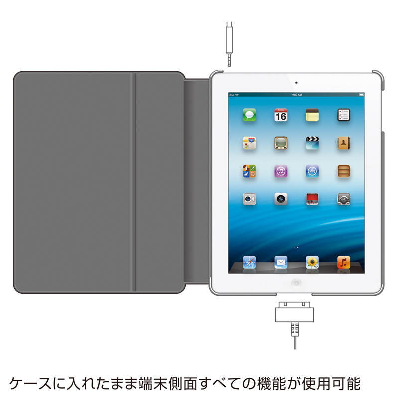 iPadp\tgU[P[Xi4E3EiPad 2ΉEzCgj PDA-IPAD39W