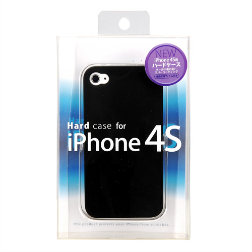 y킯݌ɏz iPhone 4S o[R[eBOn[hP[X(ubNj PDA-IPH44BK