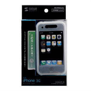 y݌ɏz iPhone 3GE3GS VRP[XiیtBtENAj PDA-IPH62CL