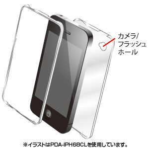 y킯݌ɏz iPhone4pNX^n[hP[XitBtEubNj PDA-IPH68BK