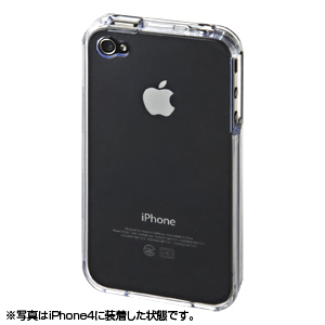 y킯݌ɏz iPhone4pNX^n[hP[XitBtENAj PDA-IPH68CL