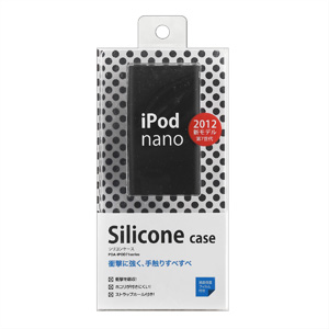 iPod nano第7世代ケース(シリコン・ブラック）PDA-IPOD71BKの販売商品