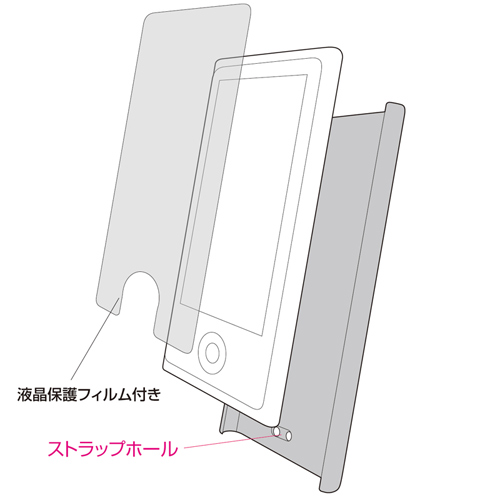 iPod nano7P[Xin[hP[XENAu[j PDA-IPOD72BL