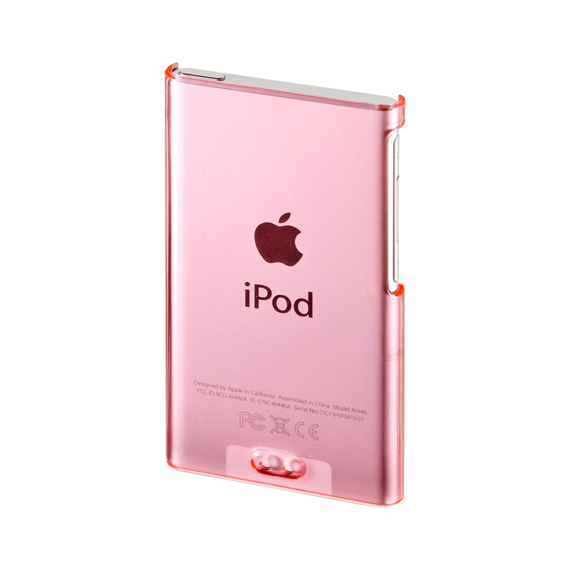 【わけあり在庫処分】iPod nano第7世代ハードケース（クリアピンク） PDA-IPOD72P