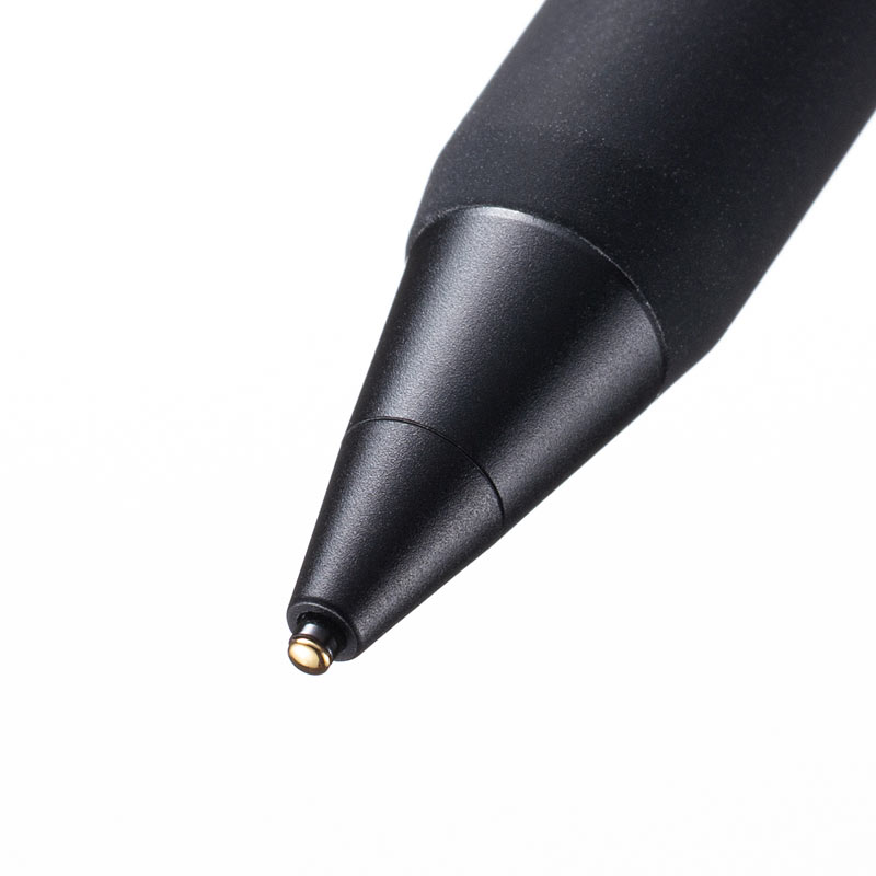 充電式極細タッチペン 太いタイプ 直径10.7mm PDA-PEN47BK