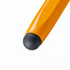 シリコンゴムタッチペン（オレンジ・鉛筆型）