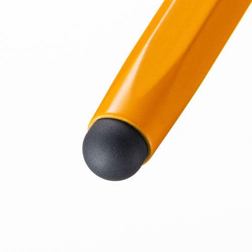 シリコンゴムタッチペン（オレンジ・鉛筆型） PDA-PEN53D