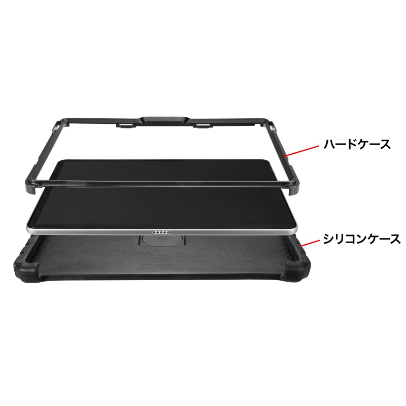 Surface Pro 12�C���` �Ռ��z���P�[�X �ϏՌ� �X�^���h �t�� �L�[�{�[�h / �y�������t���\ �@�l �u���b�N