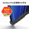 Surface Pro 12�C���` �Ռ��z���P�[�X �ϏՌ� �X�^���h �t�� �L�[�{�[�h / �y�������t���\ �@�l �u���b�N