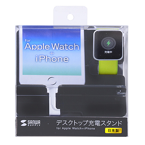 y킯݌ɏzApple WatchEiPhonep[dX^hiiPhone XS/iPhone XS Max/iPhone XR/Apple Watch 4ΉEubNj PDA-STN12BK