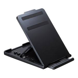 折り畳みスマートフォン・タブレットスタンド PDA-STN33BKの販売商品 