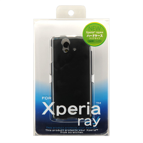 y킯݌ɏz Xperia ray P[Xin[hP[XENAubNj PDA-XP10BK