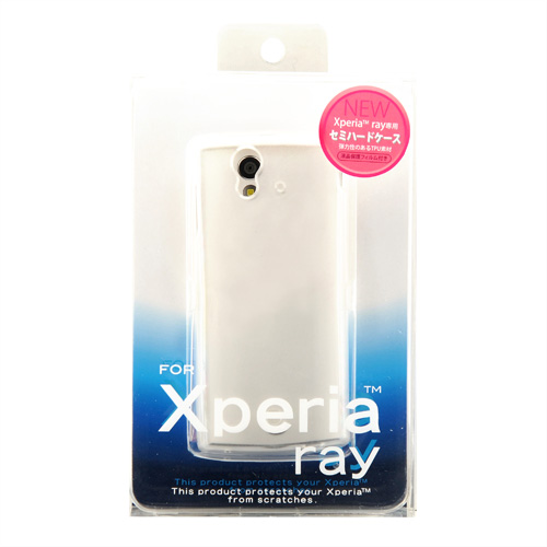 y킯݌ɏz Xperia ray P[XiZ~n[hENAj PDA-XP9CL