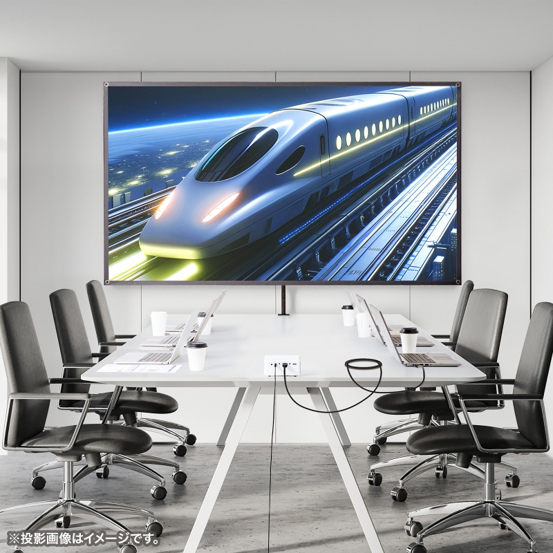 �v���W�F�N�^�[ �X�N���[�� 80�C���` �N�����v 4K�Ή� �R���p�N�g �܂肽���� ���o�C�� ���[�o�b�O�t