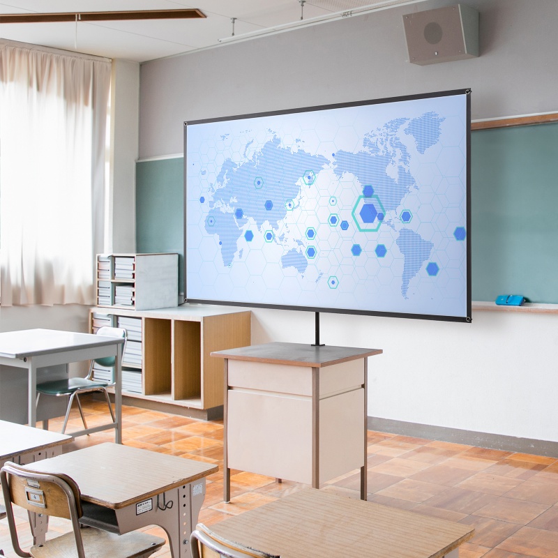 �v���W�F�N�^�[ �X�N���[�� 80�C���` �N�����v 4K�Ή� �R���p�N�g �܂肽���� ���o�C�� ���[�o�b�O�t