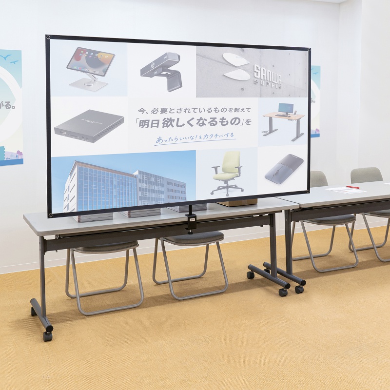 �v���W�F�N�^�[ �X�N���[�� 80�C���` �N�����v 4K�Ή� �R���p�N�g �܂肽���� ���o�C�� ���[�o�b�O�t