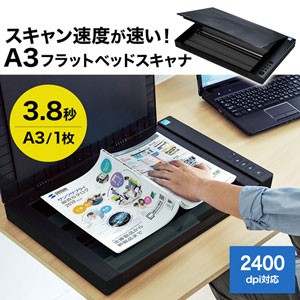 A3スキャナー フラットベッド 2400dpi対応 TWAIN対応 高速スキャン PSC-12UFの販売商品 | 通販ならサンワダイレクト