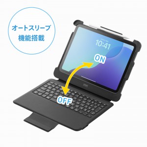 iPad 第10世代 専用ケース 一体型 キーボード Type-C 有線接続