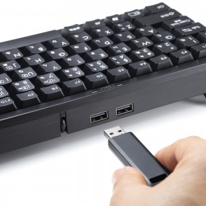 有線キーボード(USB A) USBハブ付き テンキーなし メンブレン 日本語配列(JIS) ブラック SKB-KG3UH2BKの販売商品  |通販ならサンワダイレクト