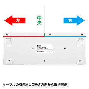 有線キーボード(USB A) テンキーなし パンタグラフ 日本語配列(JIS