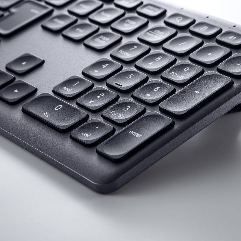 Bluetooth�L�[�{�[�h USB�[�d�� ���C�����X BT�� USB A���V�[�o�[ �}���`�y�A�����O 2.4GHz ���{��z�� �p���^�O���t�� �u���b�N