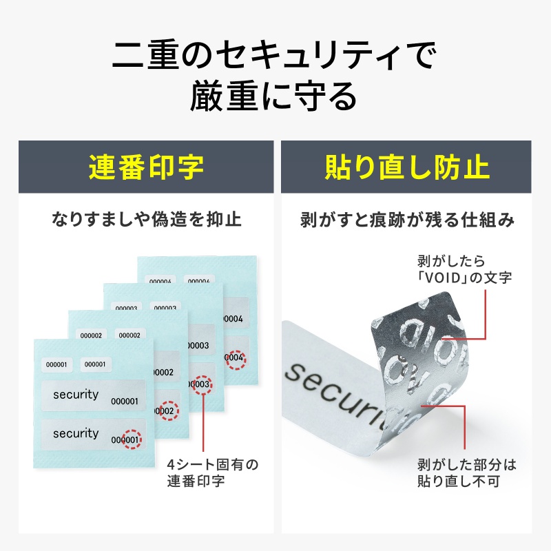 �N���W�b�g�J�[�h�Z�L�����e�B�V�[�� 4�V�[�g �召�e8������ �\�蒼���h�~ �`�����h�~