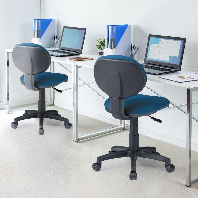パソコンテーブル、チェアー SNC-T165D【ミーティングチェア テーブル付き（オレンジ）】会議、学校