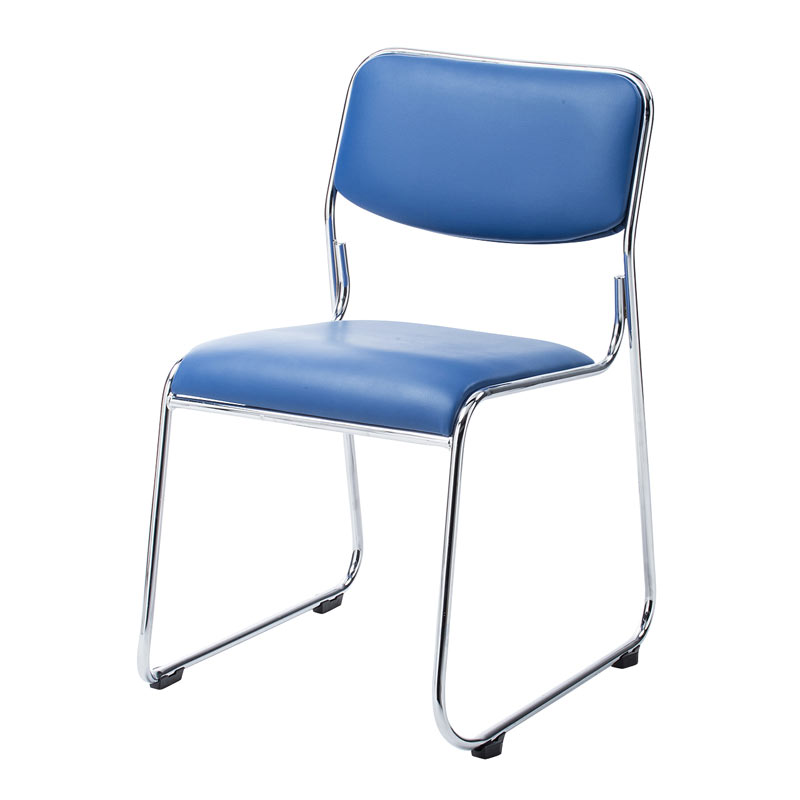 会議用椅子 スタッキングチェア ミーティングチェア ホワイト 白色 軽量 2脚組
